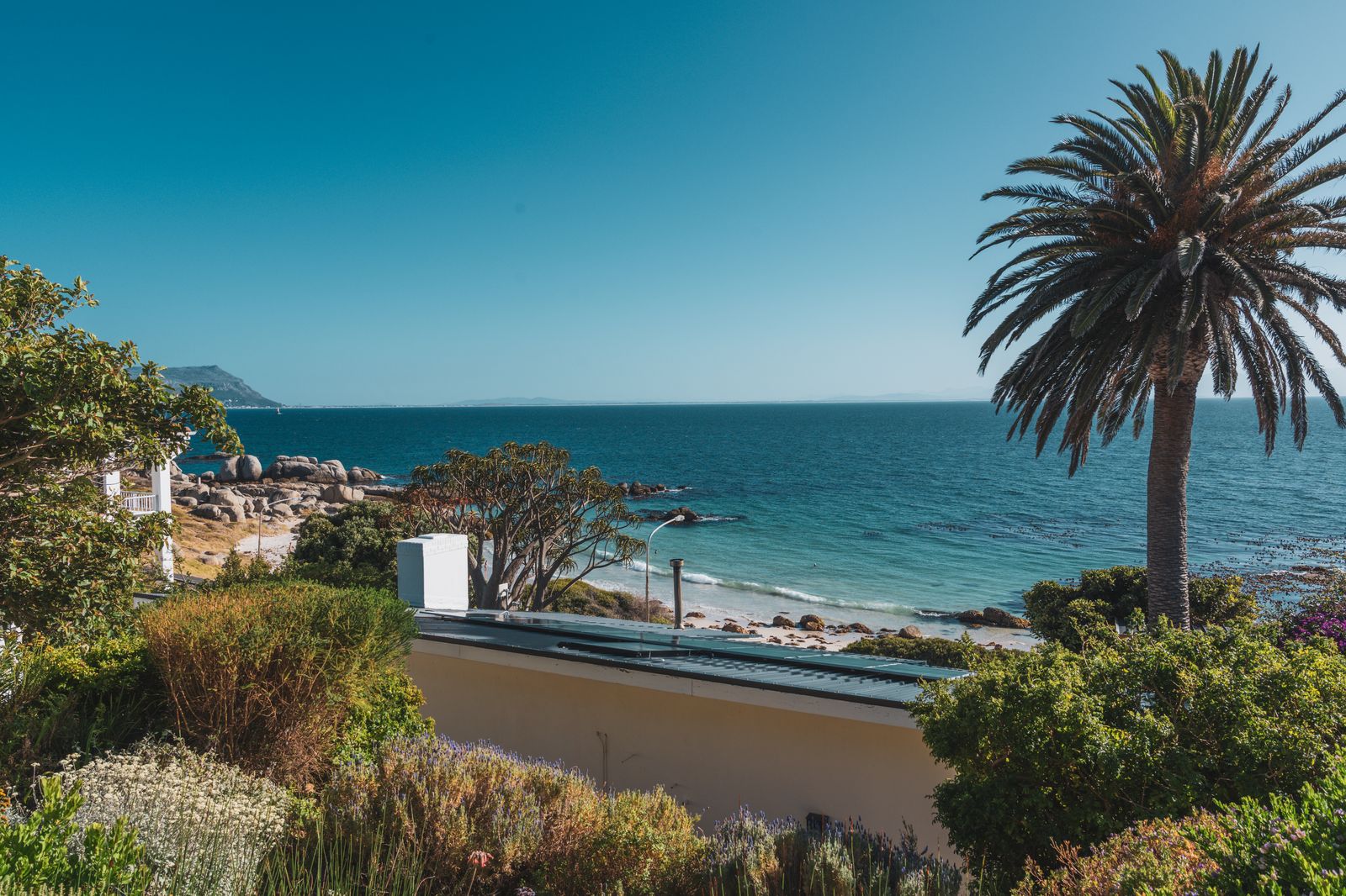 Fisherman's Beach and False Bay from Palm Rock